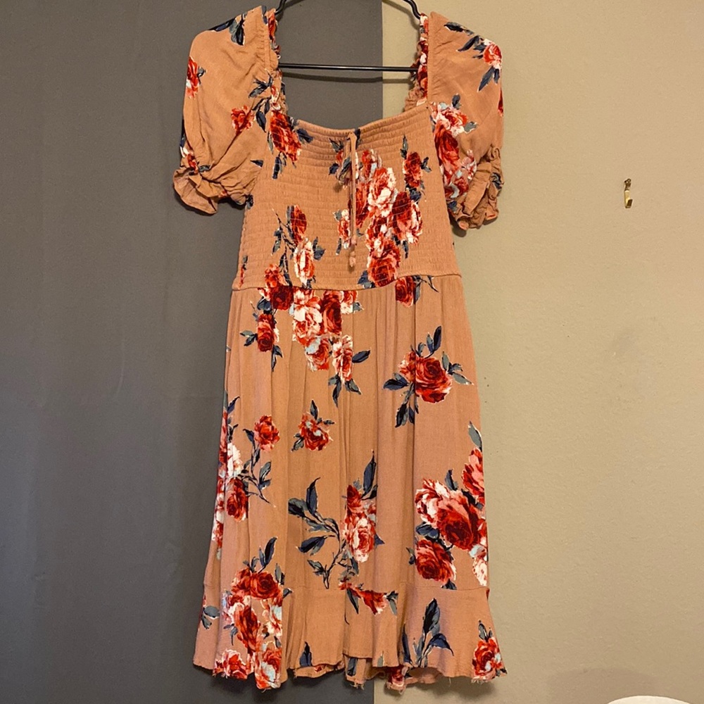 B.O.G Collective Blush pink floral print dress